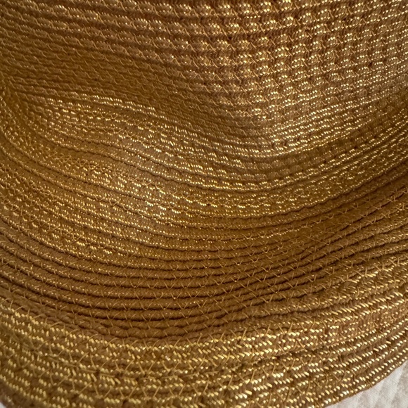 Vintage Jaques Le Corre Gold Hat - Made In Paris! Packable, Chic, Gorgeous! main image 6
